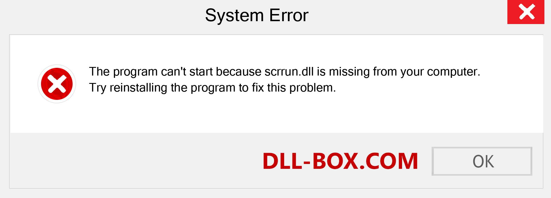  scrrun.dll file is missing?. Download for Windows 7, 8, 10 - Fix  scrrun dll Missing Error on Windows, photos, images